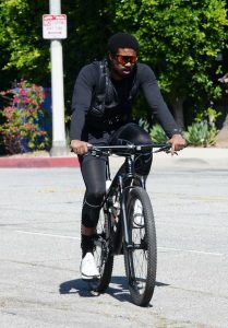 Michael B. Jordan in a White Sneakers