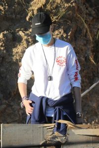 Samantha Ronson in a Black Cap