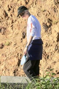 Samantha Ronson in a Black Cap