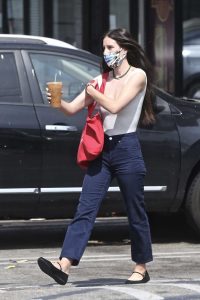Scout Willis in a Protective Mask
