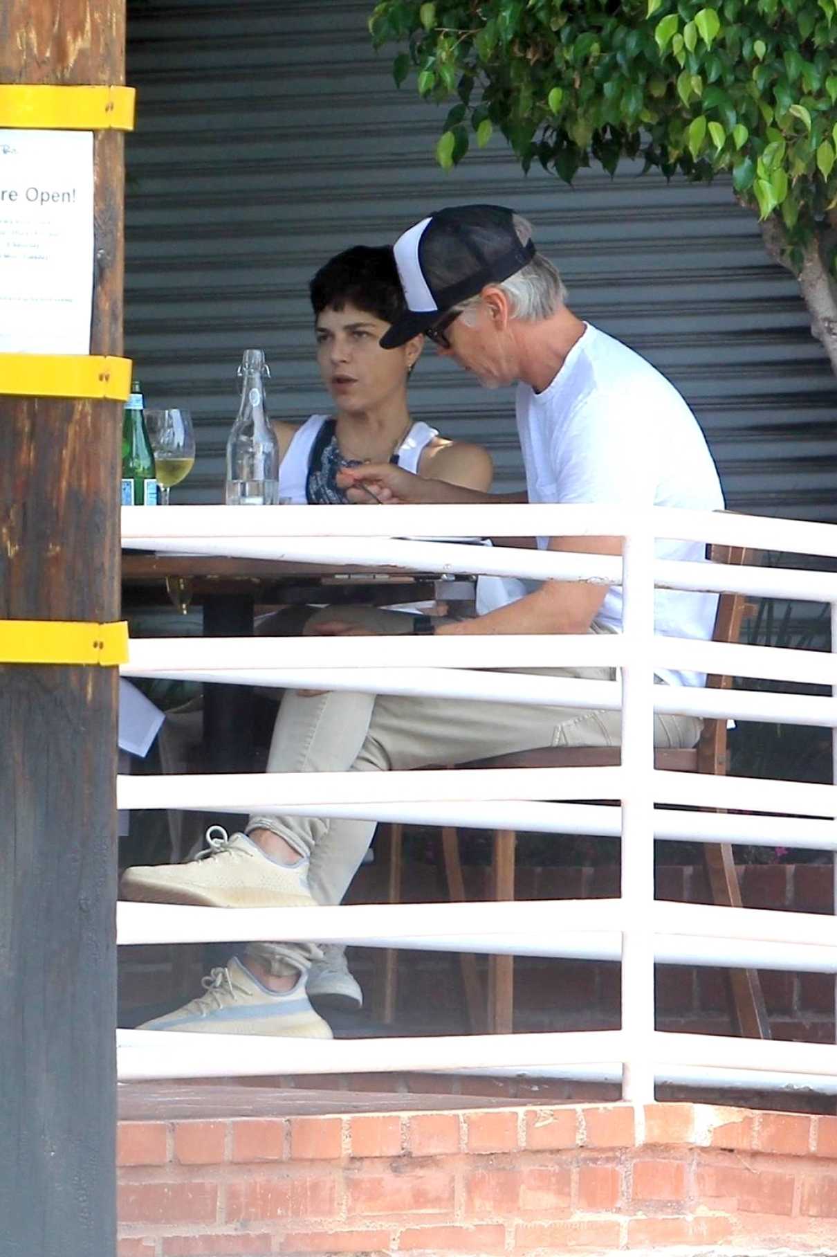 Selma Blair in a White Sneakers