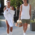 Sommer Ray in a Camo Shorts Was Seen Out with Machine Gun Kelly in Beverly Hills 06/21/2020