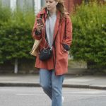 Sophie Rundle in a White Sneakers Was Seen Out in London 06/13/2020