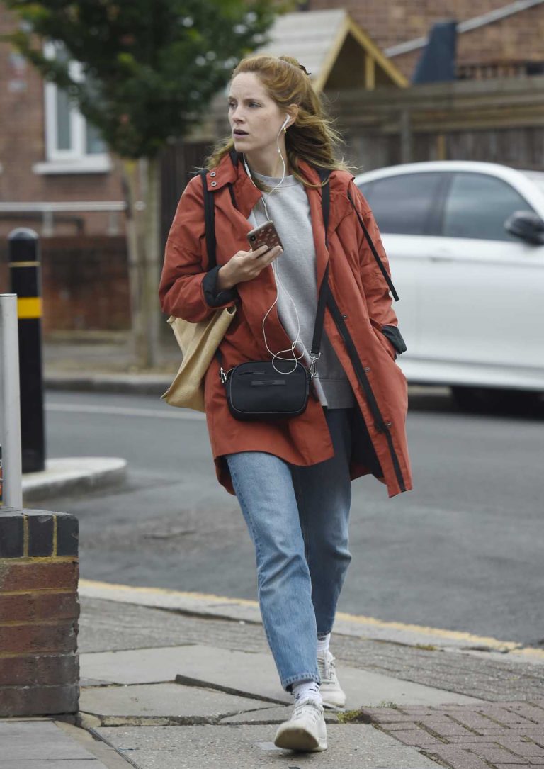 Sophie Rundle in a White Sneakers Was Seen Out in London 06/13/2020-3 ...