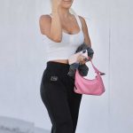 Tammy Hembrow in a White Top Was Seen Out in Gold Coast 06/16/2020