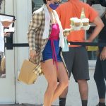 Alia Shawkat in a Plaid Blazer Was Seen Out in Los Angeles 07/10/2020