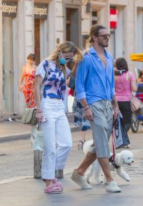 Eleonora Abbagnato in a White Pants