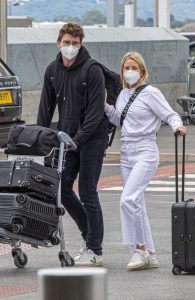 Ellie Goulding in a Protective Mask