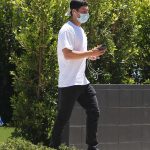 Gregg Sulkin in a White Tee Was Seen Out in Los Angeles 07/28/2020