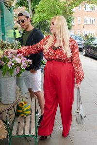 Hayley Hasselhoff in a Red Pants