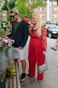 Hayley Hasselhoff in a Red Pants