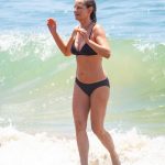 Helen Hunt in a Black Bikini on the Beach in Malibu 07/09/2020