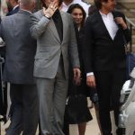 Johnny Depp in a Gray Suit Leaves the Royal Courts of Justice in London 07/28/2020