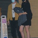 Lydia Night in a Protective Mask Enjoys a Date Night at Nobu in Malibu 07/08/2020