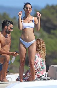 Maria Pedraza in a White Bikini