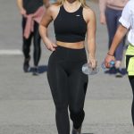 Martha Kalifatidis in a Black Top Was Seen Out in Sidney 07/09/2020