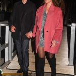 Rachael Finch in a Red Coat Was Seen Out with Her Husband Michael Miziner in Rose Bay in Sidney 07/08/2020