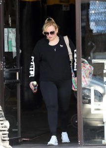 Rebel Wilson in a Black Leggings