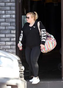 Rebel Wilson in a Black Leggings