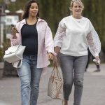 Rochelle Humes in a Pink Shirt Was Seen Out in London 07/19/2020