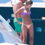 Sebastian Stan in a Green Shorts Was Seen Out with His New Girlfriend Alejandra Onieva on a Yacht in Formentera 07/04/2020