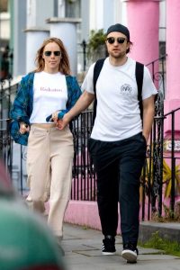 Suki Waterhouse in a White Tee