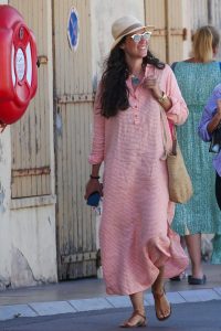 Tatiana Santo Domingo in a Pink Dress