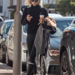 Vanessa Kirby in a Black Nike Sneakers Was Seen Out in London 07/10/2020