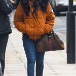 Awkwafina in an Orange Jacket Was Seen Out in Sydney 08/08/2020