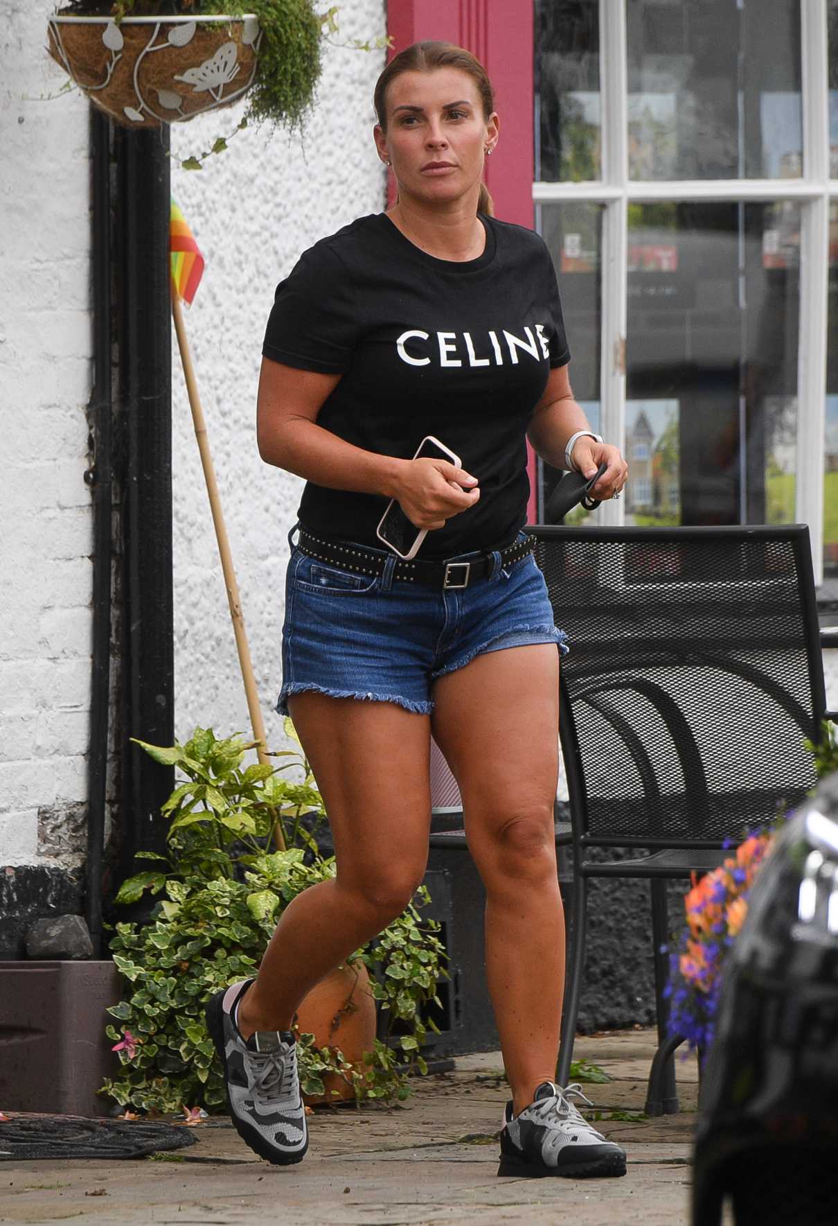 Coleen Rooney In A Black Tee Was Seen Out In Barbados 08 19 2020 3 Lacelebs Co