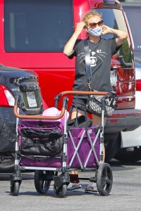 Diane Kruger in a Black Tee