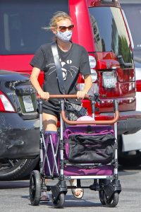 Diane Kruger in a Black Tee