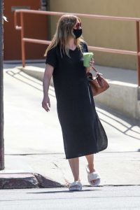 Ellen Pompeo in a Black Dress