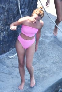 Emma Watson in a Pink Bikini