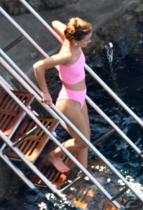 Emma Watson in a Pink Bikini