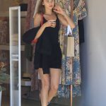 Gabriella Brooks in a Black Tank Top Goes Shopping in Byron Bay 08/10/2020
