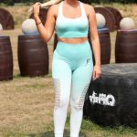 Kelsey Stratford in a White Sneakers on the Set of The Only Way is Essex TV Show in Essex 08/18/2020