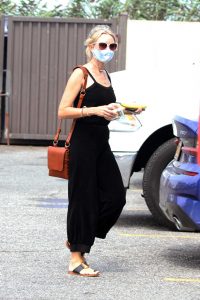 Naomi Watts in a Protective Mask