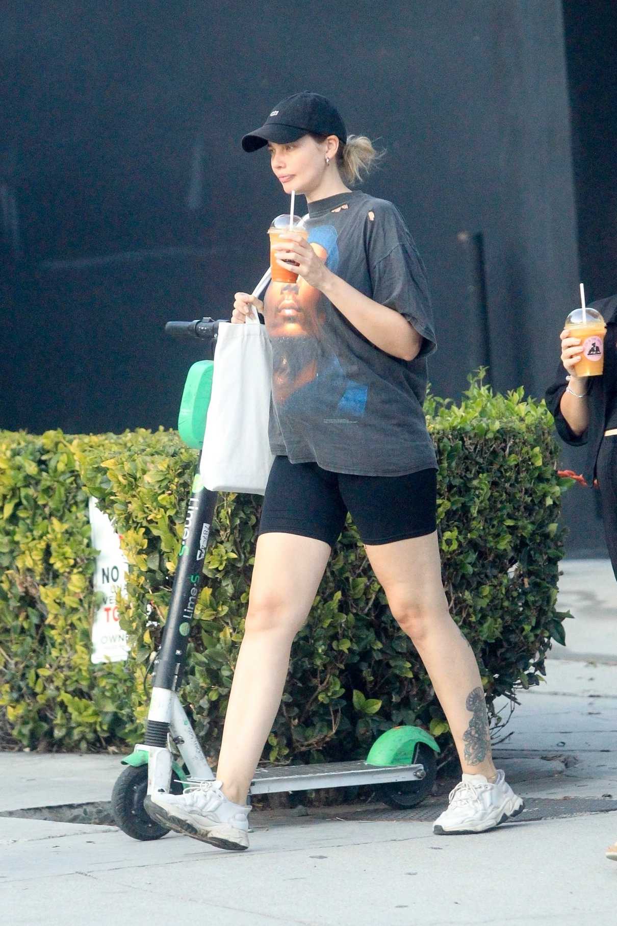 Stephanie Corneliussen in a Black Cap