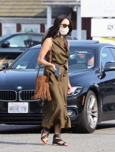 Abigail Spencer in a Protective Mask