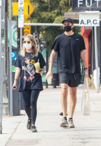 Ashley Benson in a Black Tee