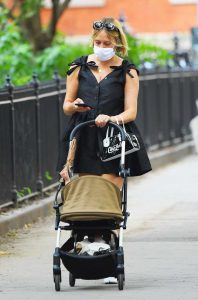 Chloe Sevigny in a Black Dress