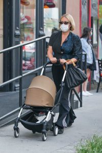 Chloe Sevigny in a Protective Mask