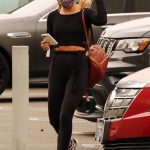 Daniella Karagach in a Vans Sneakers Heads Into the DWTS Studio in Los Angeles 09/10/2020