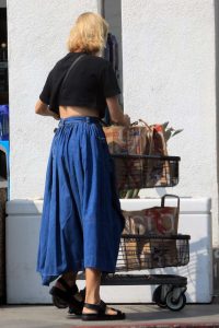 Diane Kruger in Blue Skirt