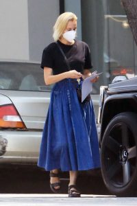 Diane Kruger in Blue Skirt