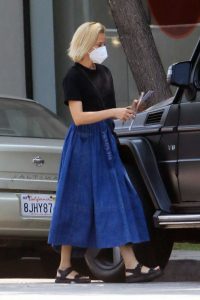 Diane Kruger in Blue Skirt