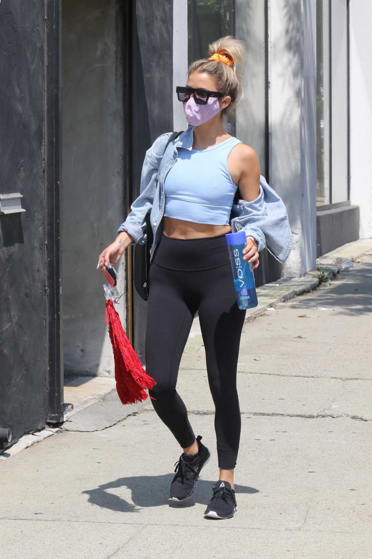 Kaitlin Bristowe in a Black Leggings