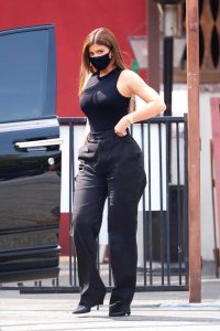 Kylie Jenner in a Black Top