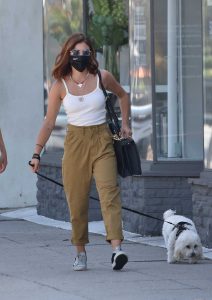 Lucy Hale in a White Top